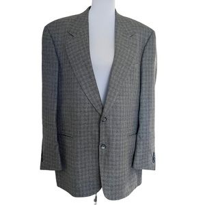 Italian Luxury Lanificio Di Pray Biella Wool and Silk Blend Men’s Blazer